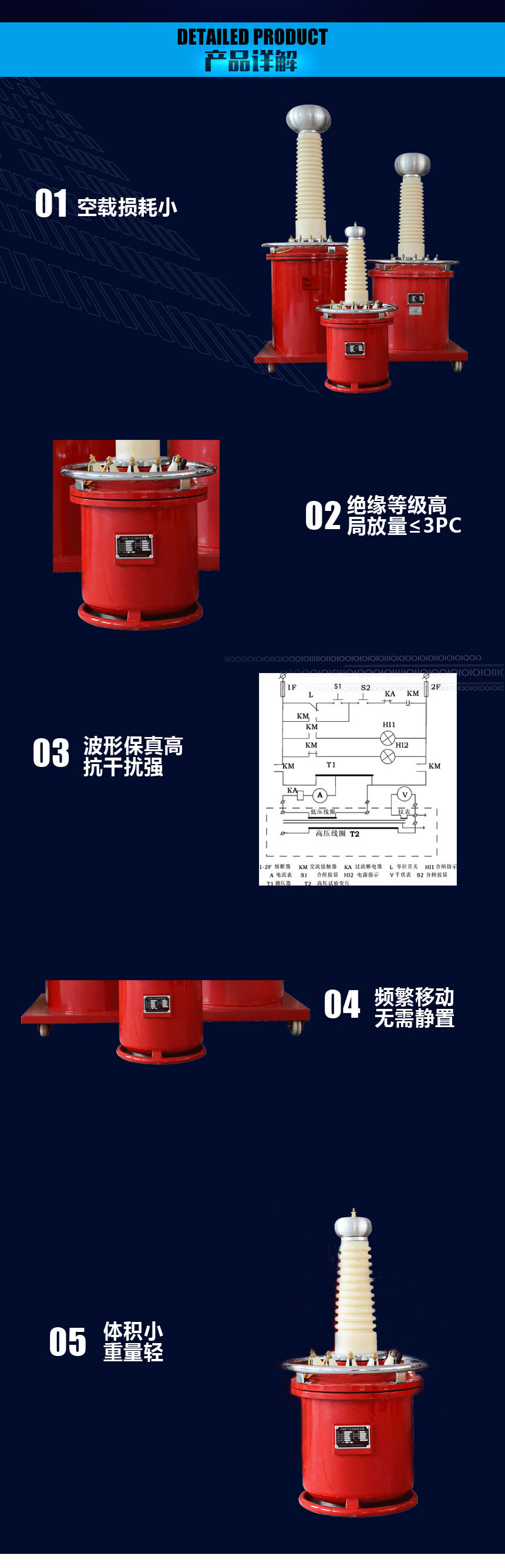 充氣式工頻試驗變壓器，試驗變壓器